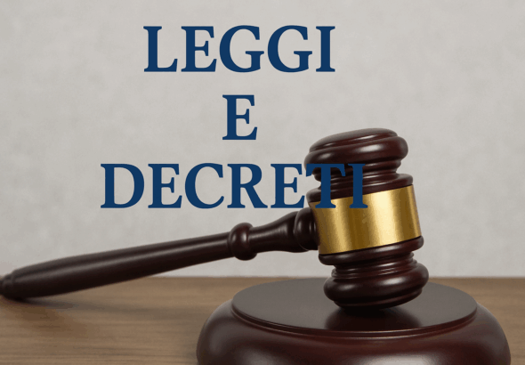 Leggi e decreti 20 lug 2025